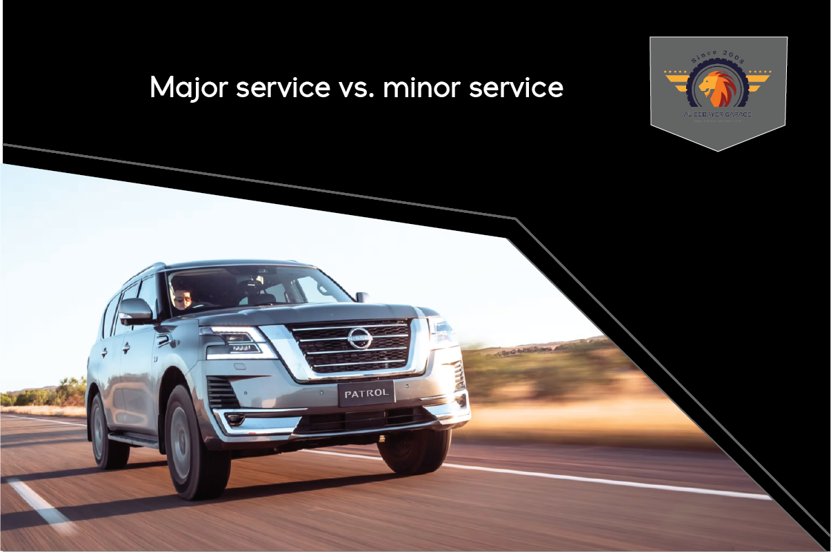 Major service vs. minor service - car services